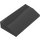 LEGO Noir Pente 2 x 4 Incurvé sans tubes internes (61068)