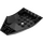 LEGO Black Slope 2 x 6 x 10 Curved Inverted (47406)