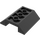 LEGO Schwarz Steigung 4 x 4 (45°) Doppelt Invertiert mit Open Center (Keine Löcher) (4854)