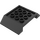 LEGO Black Slope 4 x 6 (45°) Double Inverted with Open Center without Holes (30283 / 60219)