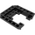 LEGO Noir Pente 6 x 6 avec Coupé (2876)
