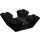 LEGO Black Slope 6 x 6 x 2 (65°) Inverted Quadruple (30373)