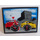 LEGO Noir Pente 6 x 8 (10°) avec Voiture Game Screen Autocollant (3292 / 4515)