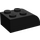 LEGO Schwarz Steigung Backstein 2 x 3 mit Gebogenes Oberteil (6215)