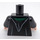 LEGO Black Slytherin Robes Torso (973 / 76382)