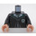 LEGO Zwart Slytherin Robes Torso (973 / 76382)