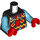 LEGO Negro Snowboarder - Negro Snowsuit Minifigura Torso (973 / 76382)