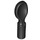 LEGO Black Spoon with Short Handle and Flat End (80179)