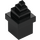 LEGO Black Square Head with Nose with Witch Face And Hat (29272)