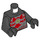 LEGO Black Stone Army Minifig Torso (973 / 76382)