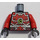 LEGO Zwart Stone Army Warrior Torso (973 / 76382)