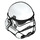 LEGO Schwarz Stormtrooper Helm mit Panels (47184)