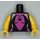 LEGO Black Surfer Girl Torso (973 / 88585)