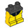 LEGO Black Swimming Champion Minifigure Hips and Legs (3815 / 10074)