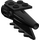 LEGO Zwart Staart 4 x 2 x 2 met Raket (4746)