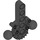 LEGO Zwart Technic Bionicle Heup Joint met Balk 5 (47306)