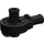 LEGO Black Technic Click Rotation Bushing with Two Pins (47455)