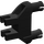 LEGO Black Technic Connector 3 x 1 x 3 with Two Pins and Two Clips (19159 / 47994)