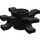 LEGO Noir Technic Épingle Connecteur Rond avec 4 Clips (15646 / 90202)
