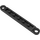 LEGO Svart Technic Plate 1 x 8 med Hull (4442)