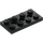 LEGO Black Technic Plate 2 x 4 with Holes (3709)