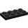 LEGO Noir Technic assiette 2 x 4 avec des trous (3709)