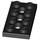 LEGO Noir Technic assiette 2 x 4 avec des trous (3709)