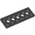 LEGO Black Technic Plate 2 x 6 with Holes (32001)