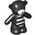 LEGO Black Teddy Bear with Black and White Stripes (18328 / 98382)