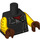 LEGO Musta The Shocker Pienoishahmo Vartalo (973 / 88585)