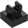 LEGO Black Tile 1 x 1 with Clip (Raised &quot;C&quot;) (15712 / 44842)