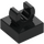 LEGO Black Tile 1 x 1 with Clip (Raised &quot;C&quot;) (15712 / 44842)