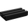 LEGO Schwarz Fliese 1 x 2 Gitter (mit Bottom Groove) (2412 / 30244)