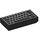 LEGO Schwarz Fliese 1 x 2 mit Blank PC Keyboard mit Nut (73688 / 100218)