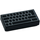 LEGO Black Tile 1 x 2 with Blank PC Keyboard with Groove (73688 / 100218)