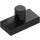 LEGO Black Tile 1 x 2 with Minifigure Neck Connector (24445)