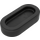 LEGO Black Tile 1 x 2 with Rounded Ends (1126)