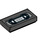 LEGO Schwarz Fliese 1 x 2 mit Video Cassette Tape mit Nut (3069 / 53285)