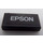 LEGO Black Tile 1 x 2 with White &#039;EPSON&#039; Sticker with Groove (3069)