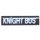 LEGO Black Tile 1 x 4 with White &#039;Knight Bus&#039; Pattern (2431 / 48853)