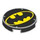 LEGO Negro Plana 2 x 2 Circular con Batman logo con sujeción de espiga inferior (14769)