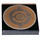 LEGO Black Tile 2 x 2 with Copper and Silver Circular Pattern with Groove (3068)