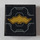 LEGO Noir Tuile 2 x 2 avec Gold Chauve souris logo Autocollant avec rainure (3068)