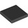 LEGO Black Tile 2 x 2 with Groove (3068)