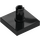 LEGO Black Tile 2 x 2 with Vertical Pin (2460 / 49153)