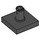 LEGO Zwart Tegel 2 x 2 met Verticaal Pin (2460 / 49153)