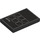 LEGO Black Tile 2 x 3 with &#039;14:23&#039; and Cut Squares (26603)