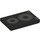 LEGO Schwarz Fliese 2 x 3 mit 2 Cooktops (26603 / 78502)