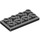 LEGO Svart Tile 2 x 4 Omvendt (3395)