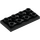 LEGO Black Tile 2 x 4 Inverted (3395)